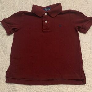 Ralph Lauren Polo Ralph Lauren Red Toddler 2 Button Collar Shirt Size 2 PreOwned